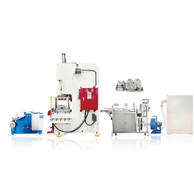 Máquina automática para perforar el contenedor de papel de aluminio con anchura máxima de 750 mm OEM