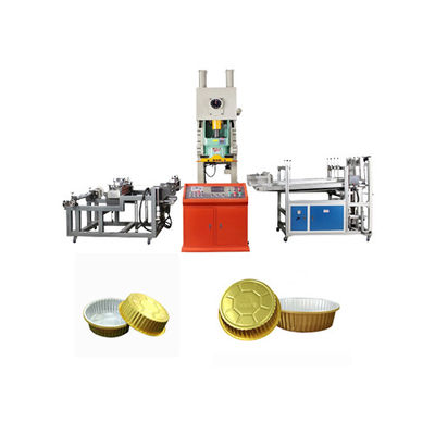 Máquina automática para perforar el contenedor de papel de aluminio con anchura máxima de 750 mm OEM