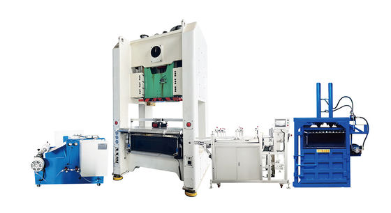 5T de peso de formación de die estampado máquina de perforación para la caja de almuerzo de papel de aluminio automático