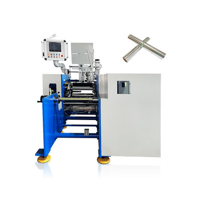 Revolvedor de película de estiramiento de PE totalmente automático de 6 huso sin pegamento para cortar papel de aluminio