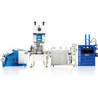 7.5KW potencia del motor principal Máquina automática para hacer contenedores de papel de aluminio