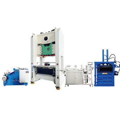 7.5KW potencia del motor principal Máquina automática para hacer contenedores de papel de aluminio