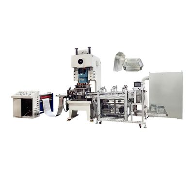 7.5KW potencia del motor principal Máquina automática para hacer contenedores de papel de aluminio