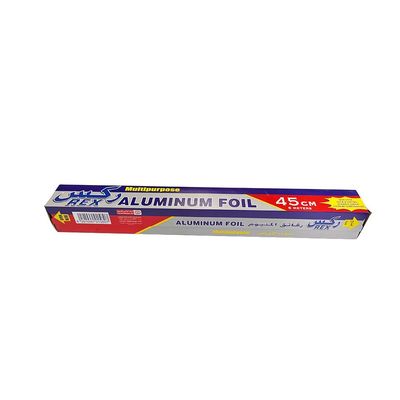 Cocina longitud personalizada 8011 papel de envoltura de papel de aluminio para el hogar rollo logotipo personalizado