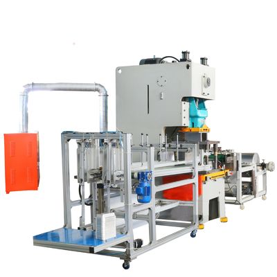 Máquina de fabricación automática de contenedores de papel de aluminio para el tipo de embalaje de estuche