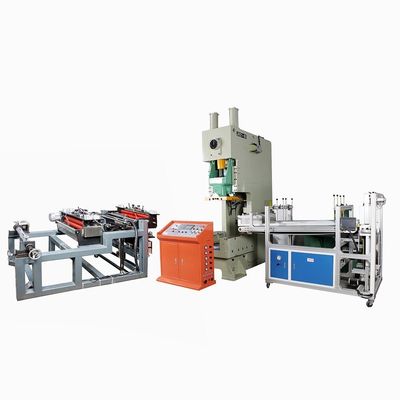 Máquina de fabricación automática de contenedores de papel de aluminio para el tipo de embalaje de estuche