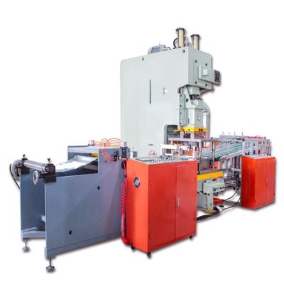Máquina de fabricación automática de contenedores de papel de aluminio para el tipo de embalaje de estuche
