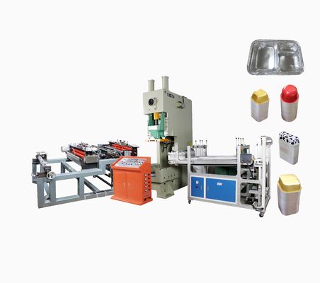 Máquina de fabricación automática de contenedores de papel de aluminio para el tipo de embalaje de estuche