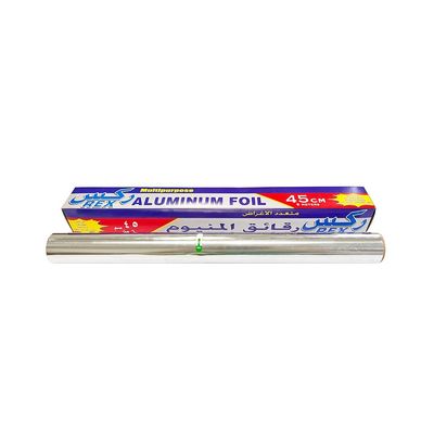 Tamaño personalizado Rollo de papel de aluminio para cocinar barbacoa Temperatura suave