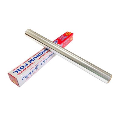 Vender directamente cocina 5m/10m Rollo de papel de aluminio resistente al calor con logotipo personalizado