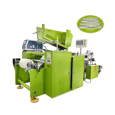 Máquina de recirculación eléctrica de papel de aluminio de corte para papel de hornear de 4 ejes