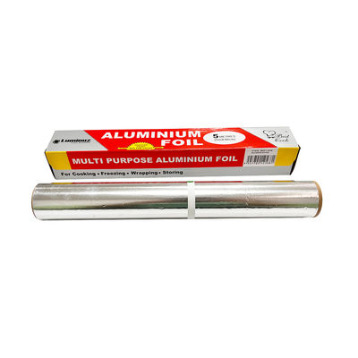 30 micrones de papel de papel de papel de aluminio 10m con superficie lubricada para el embalaje de alimentos