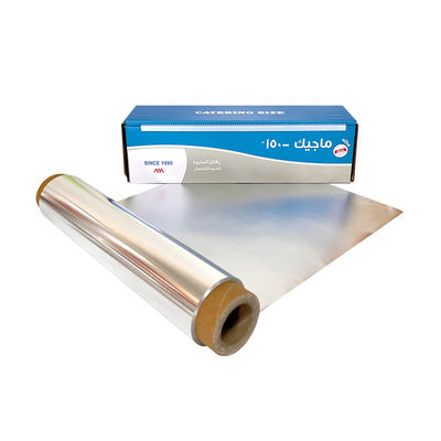 8011 Rollo de papel de papel de aluminio de aleación de calidad alimentaria para uso doméstico para papel de embalaje desechable