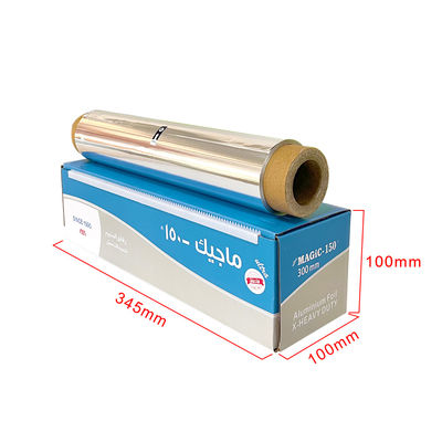 8011 Rollo de papel de papel de aluminio de aleación de calidad alimentaria para uso doméstico para papel de embalaje desechable