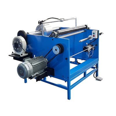 350 KG Manual de película de estiramiento Roll Rewinder de un solo husillo de aluminio de lámina de corte y reenrollamiento máquina
