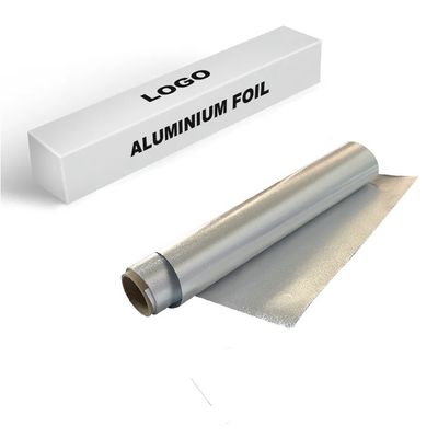 Temperatura suave 8011 bobina de papel de aluminio de grado alimenticio para horno rollo de horneado en forma de rollo