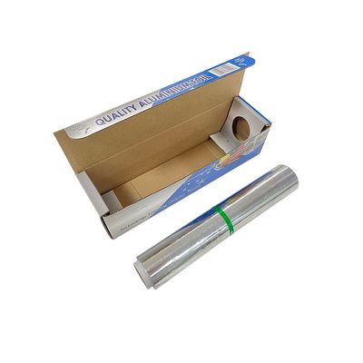 Papel de papel de aluminio de 0,02 mm 30 cm para cocinar envases de alimentos