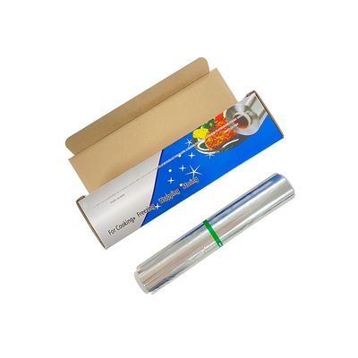 Papel de papel de aluminio de 0,02 mm 30 cm para cocinar envases de alimentos