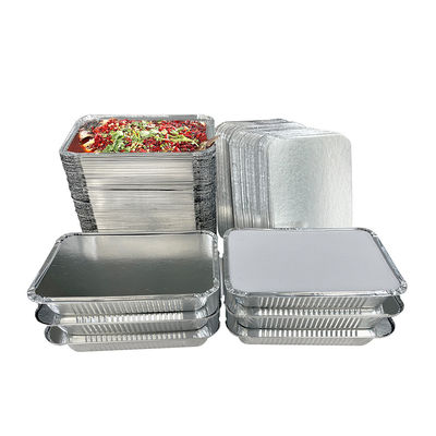 Contenedor de papel de aluminio desechable para el embalaje y la entrega de alimentos
