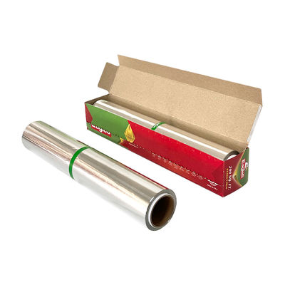 Logotipo personalizado Rollo de papel de aluminio de temperatura suave 8011 para hornear y envasar alimentos