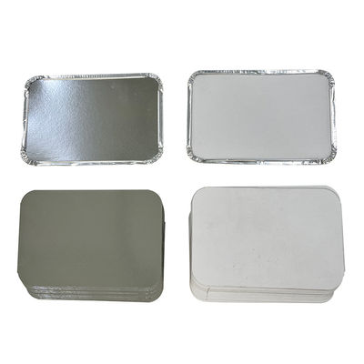 Solución de embalaje de alimentos conveniente Caja de papel de aluminio desechable para pollo para llevar a la barbacoa