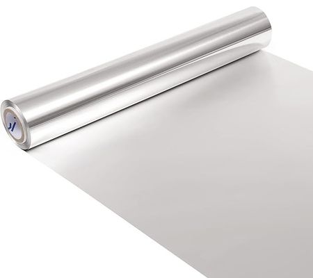 Papel de aluminio de plata de 12" 18" 25 micras de espesor para cocinas, parrillas y horneados