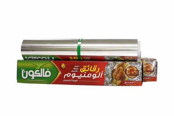 62m papel de papel de papel de aluminio para cocina de alimentos con logotipo personalizado