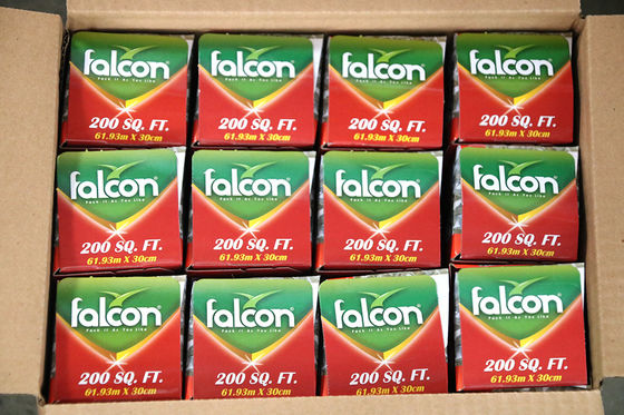 62m papel de papel de papel de aluminio para cocina de alimentos con logotipo personalizado