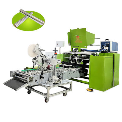 Máquina de corte de papel de aluminio de 4 ejes con función de rebobinado automático