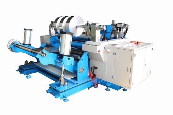 Máquina de rebobinado de papel de aluminio de 1650 mm para el embalaje de cajas Presión de aire 0.6Mpa