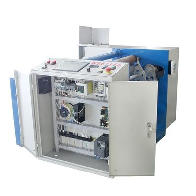Máquina semiautomática para retorcer hojas de aluminio con trazo de centrada de 20 mm