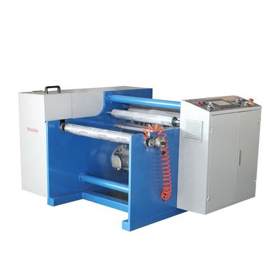 Máquina semiautomática para retorcer hojas de aluminio con trazo de centrada de 20 mm