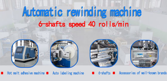 2500 KG Máquina automática de repliegue de papel de aluminio con sistema de control PLC de Siemens
