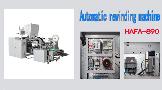 Máquina de repliegue de papel de aluminio totalmente automática con panel táctil Weinview y uso